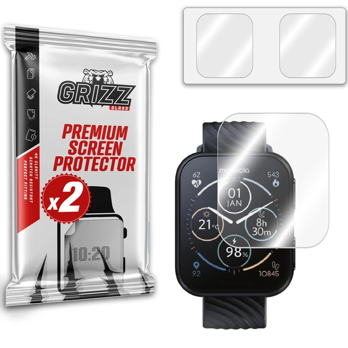 GrizzGlass HybridGlass Motorola Moto Watch 200