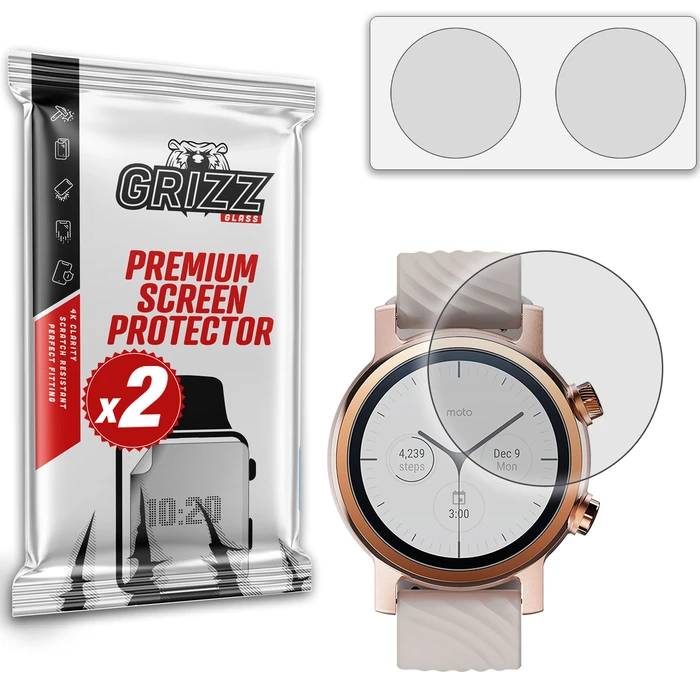 GrizzGlass PaperScreen Motorola Moto Watch 150