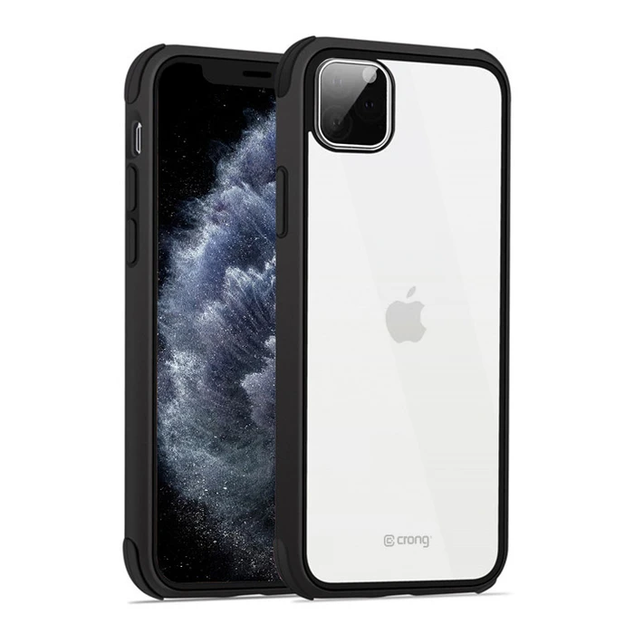 Crong Trace Clear Cover Apple iPhone 11 Pro (black)
