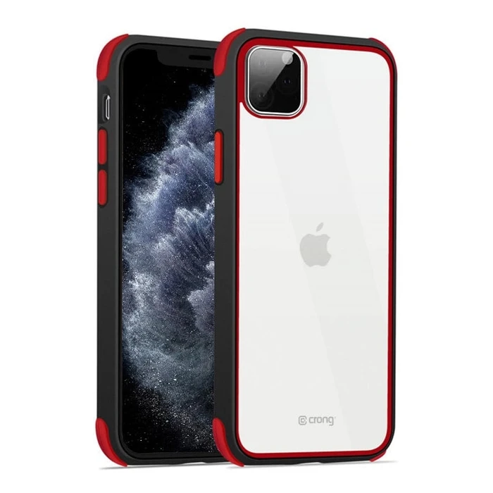 Crong Trace Clear Cover Apple iPhone 11 Pro (red)