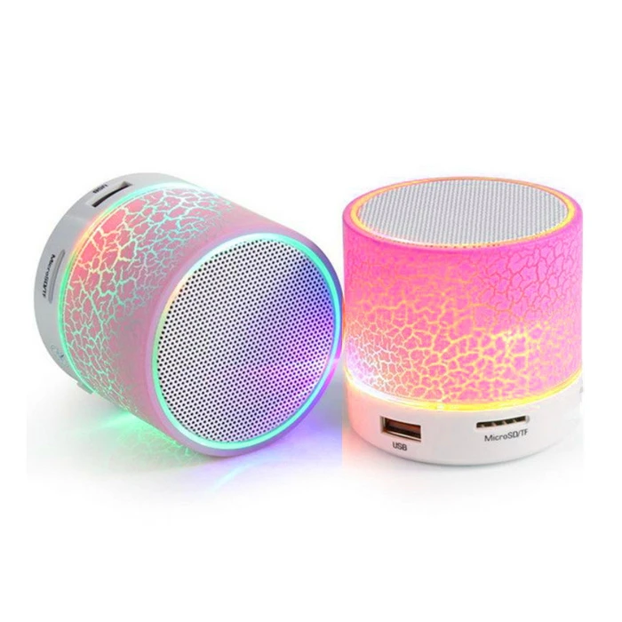 Φορητό Ηχείο Bluetooth Lamtech LED LIGHT With FM PINK
