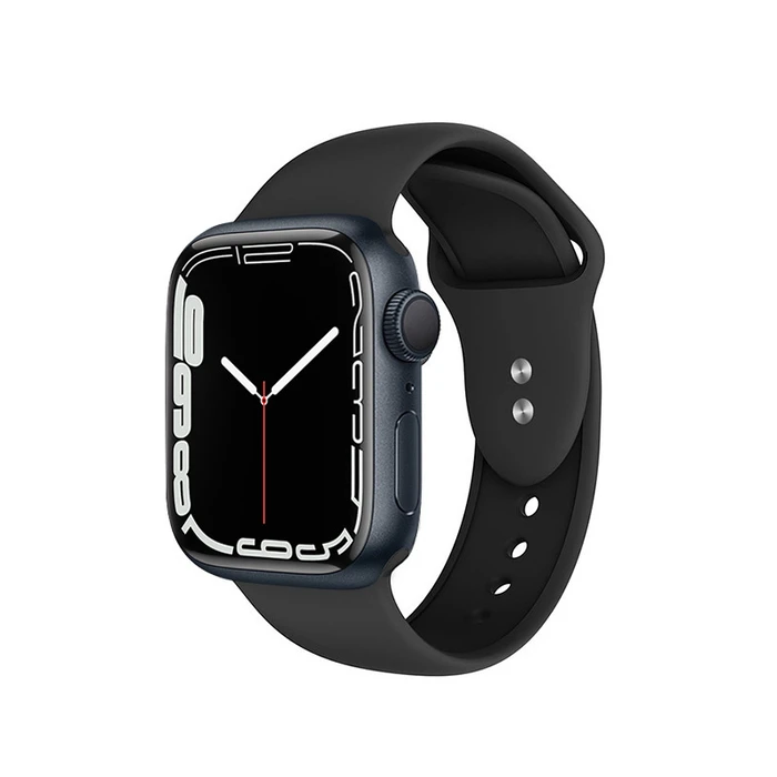 Belt Crong Liquid Apple Watch 4/5/6/7/SE/8/9/10 40/41/42mm (black)