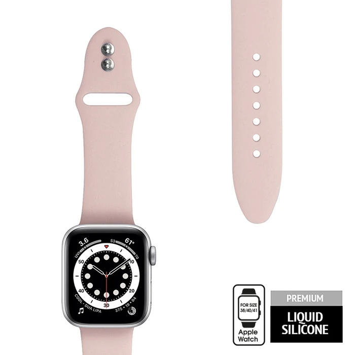 Band Crong Liquid Apple Watch 4/5/6/7/SE/8/9/10 40/41/42mm (sand pink)