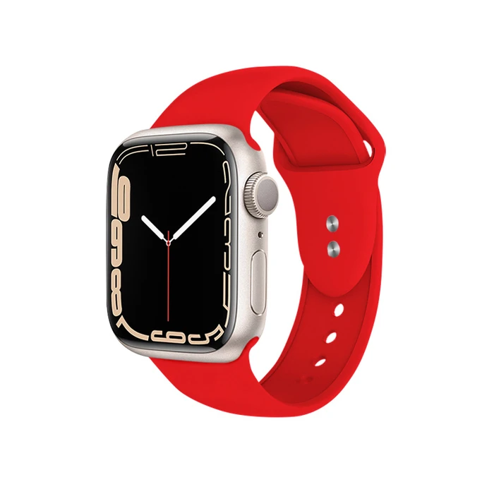 Band Crong Liquid Apple Watch 4/5/6/7/SE/8/9/Ultra 44/45/49mm (red)