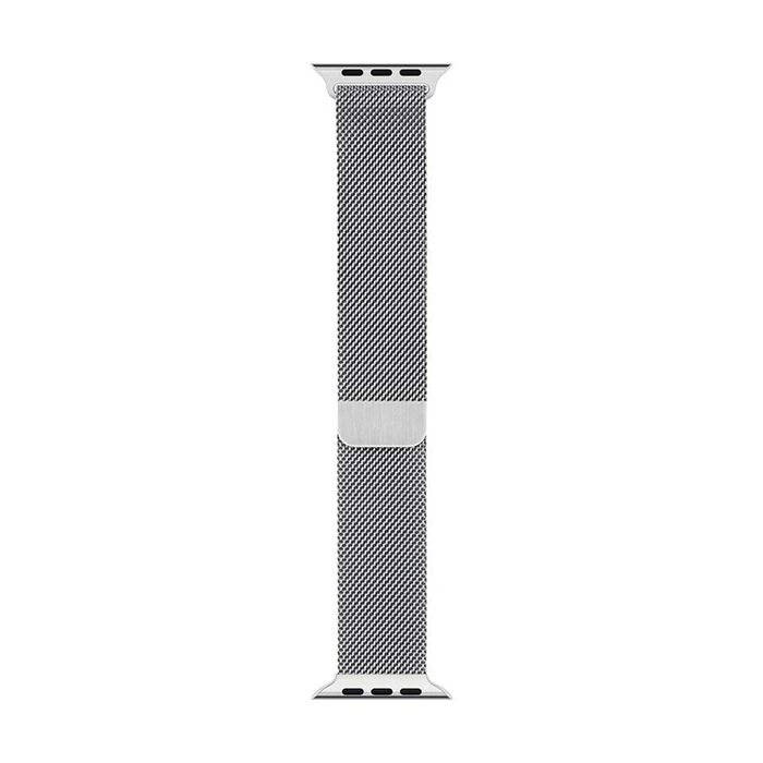 Bracelet Crong Milano Steel Apple Watch 4/5/6/7/SE/8/9 40/41mm (silver)