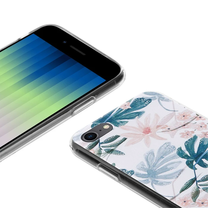 Crong Flower Case Apple iPhone SE 2022/SE 2020/8/7 (pattern 01)
