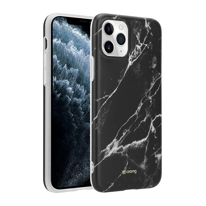 Crong Marble Case Apple iPhone 11 Pro (black)