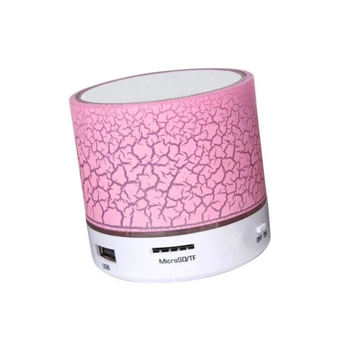 Φορητό Ηχείο Bluetooth Lamtech LED LIGHT With FM PINK