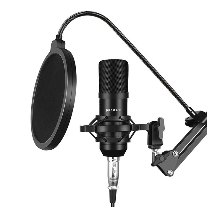 Πυκνωτικό Μικρόφωνο Puluz PU612B Studio Broadcast