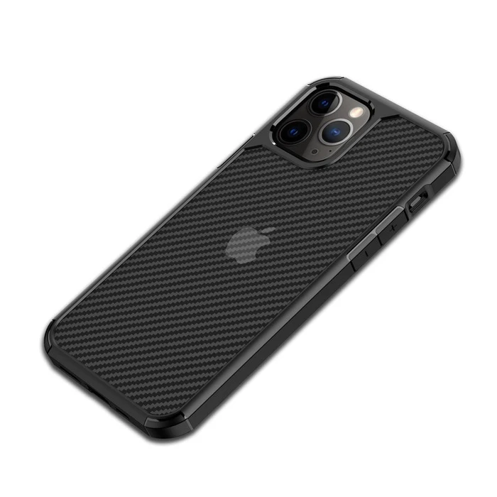 Crong Hybrid Carbon Apple iPhone 12 Pro Max (black)