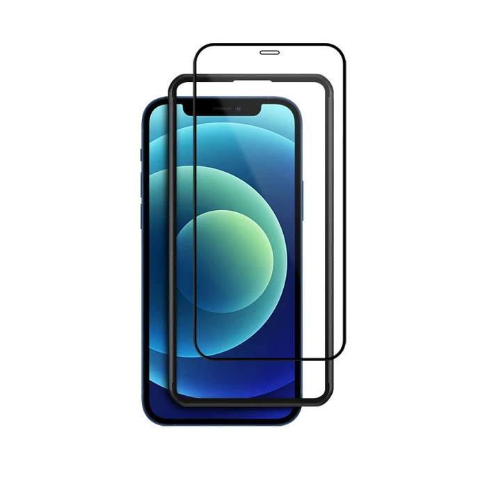 Crong Anti-Bacterial 3D Armour Glass Apple iPhone 12 mini + installation frame