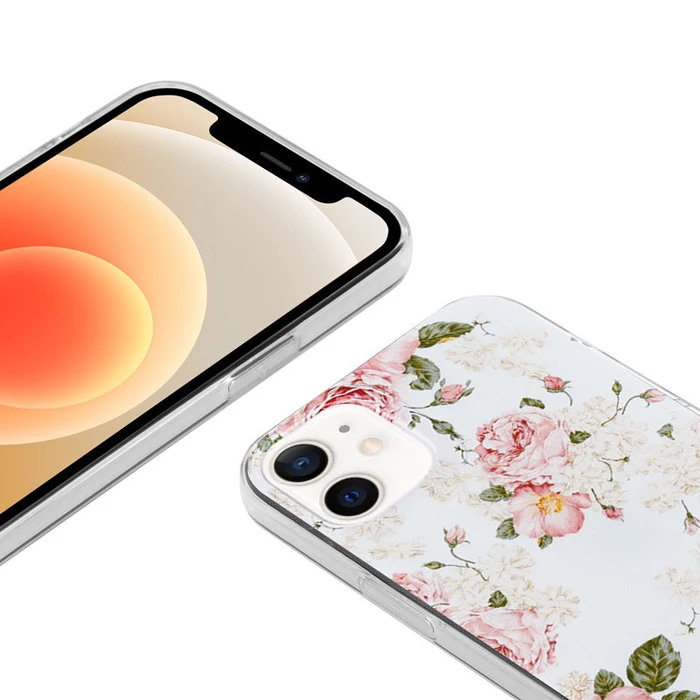 Crong Flower Case Apple iPhone 12 mini (pattern 02)