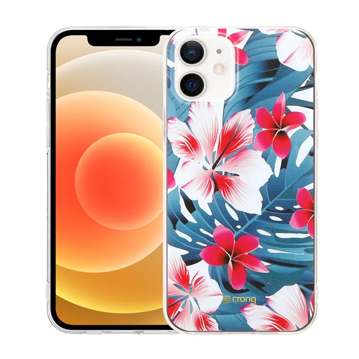 Crong Flower Case Apple iPhone 12/12 Pro (pattern 03)