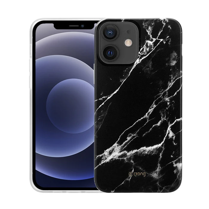 Crong Marble Case Apple iPhone 12 mini (black)