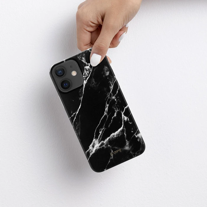 Crong Marble Case Apple iPhone 12 mini (black)