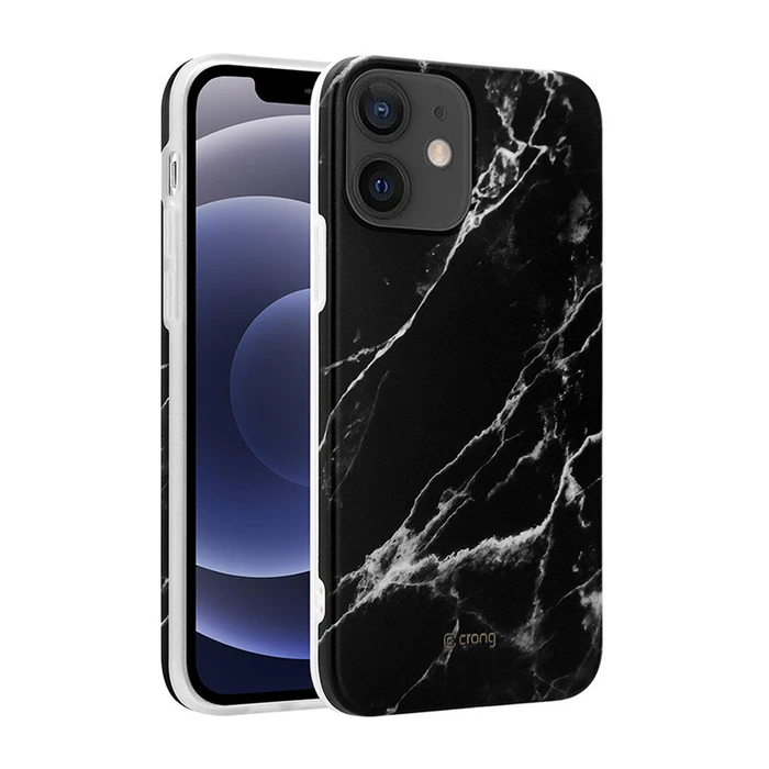 Crong Marble Case Apple iPhone 12 mini (black)
