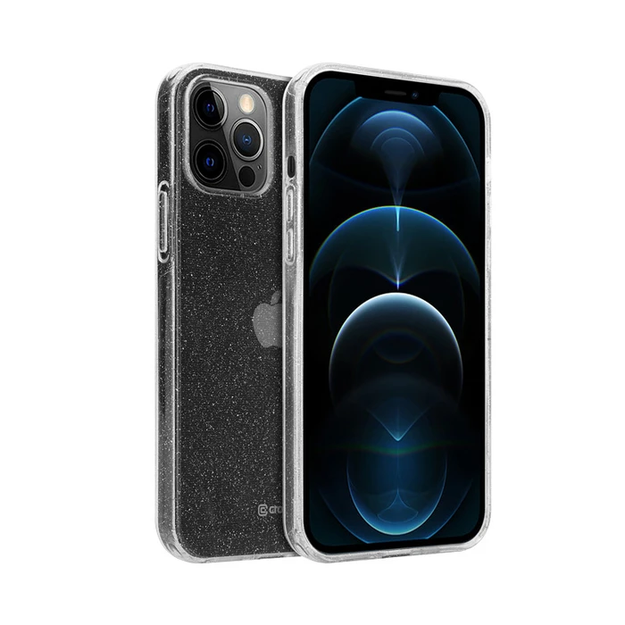 Crong Glitter Case Apple iPhone 12 Pro Max (clear/silver)