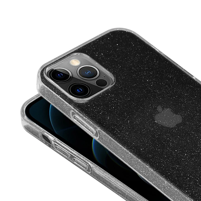 Crong Glitter Case Apple iPhone 12 Pro Max (clear/silver)