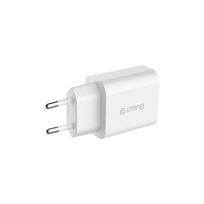 Crong USB-C Travel Charger USB-C Power Delivery 20W (white)