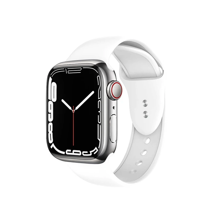 Belt Crong Liquid Apple Watch 4/5/6/7/SE/8/9/10 40/41/42mm (white)