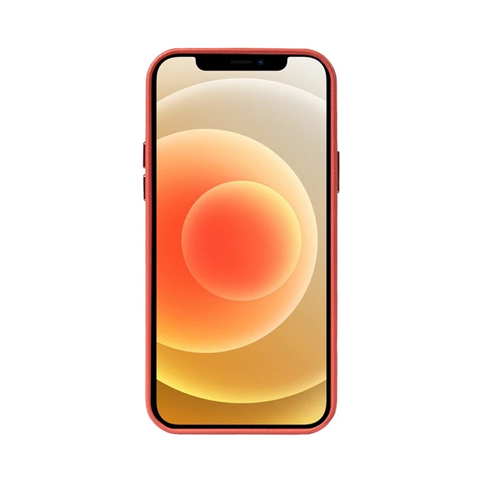 Crong Essential Cover Magnetic MagSafe Apple iPhone 12/12 Pro (red)