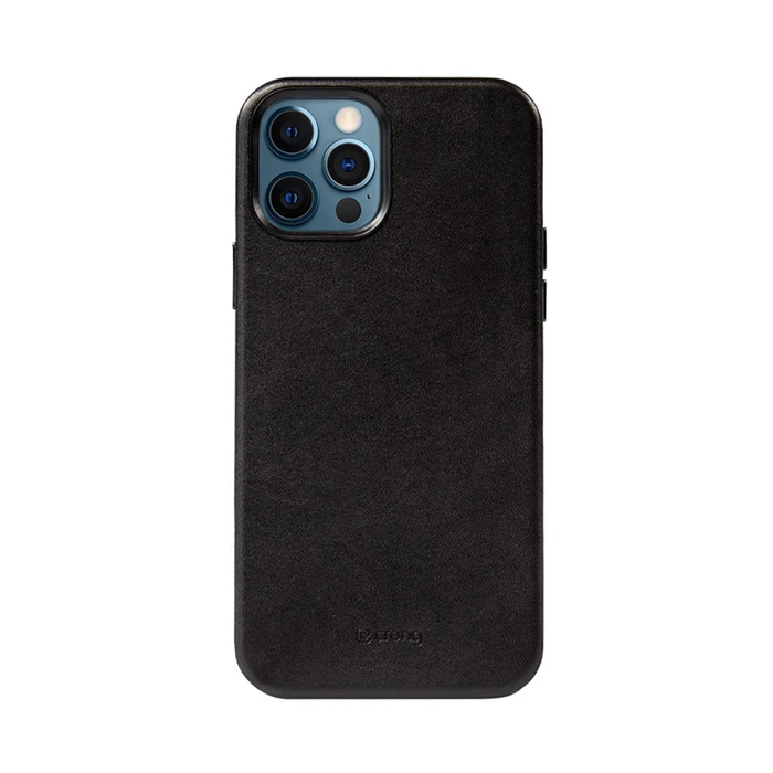 Crong Essential Cover Magnetic MagSafe Apple iPhone 12 Pro Max (black)