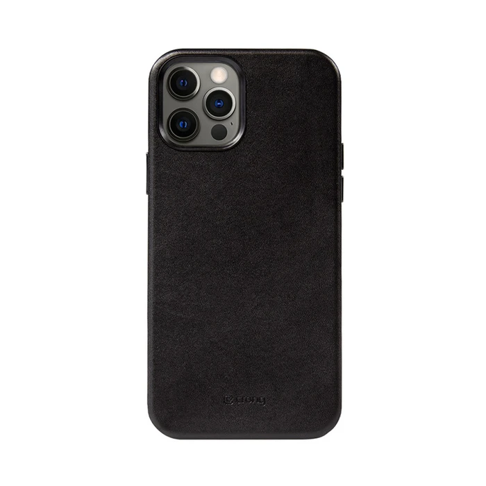 Crong Essential Cover Magnetic MagSafe Apple iPhone 12 Pro Max (black)