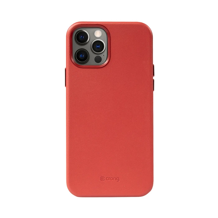 Crong Essential Cover Magnetic MagSafe Apple iPhone 12 Pro Max (red)