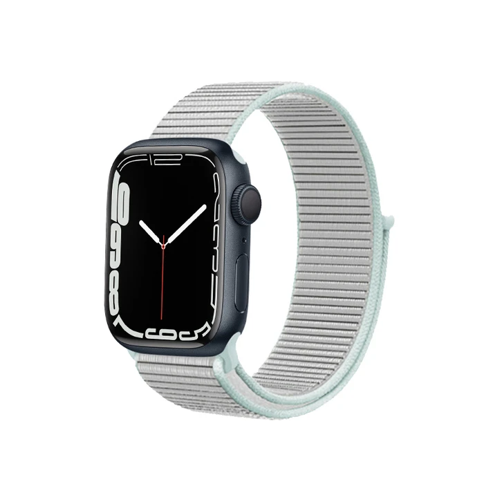 Belt Crong Nylon Apple Watch 4/5/6/7/SE/8/9/10 40/41/42mm (Pastel Grey)
