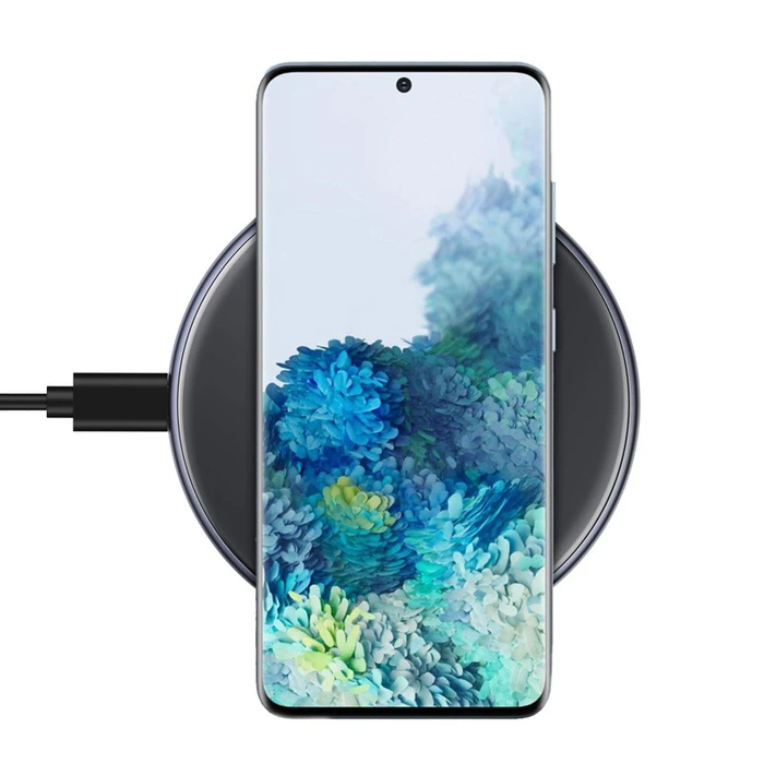 Crong PowerSpot Fast Wireless Charger Qi 15W USB-C (Shadow Black)