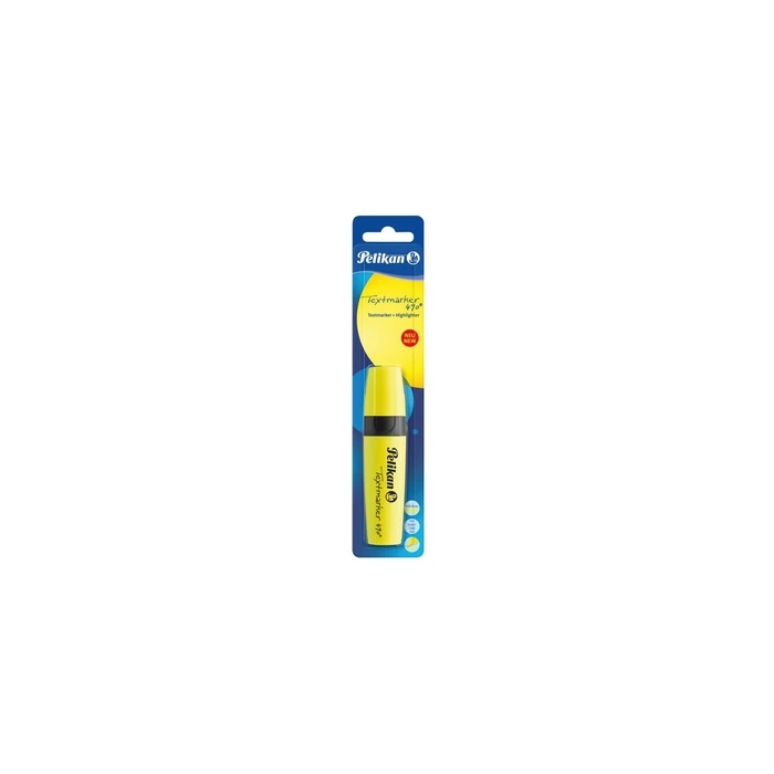 Pelikan Textmarker 490/B Fluorescent Yellow - 1 pc (Blister)