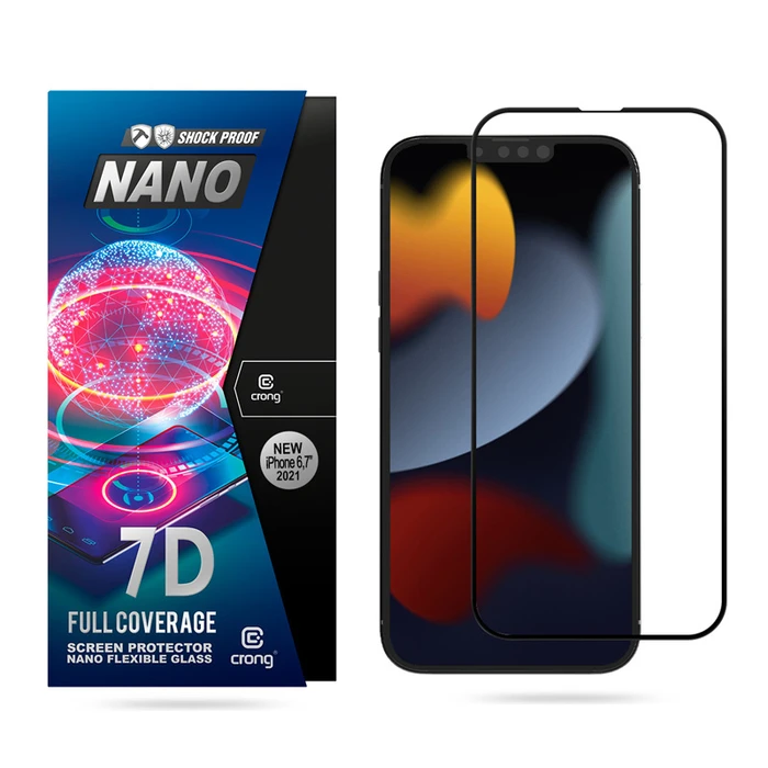 Crong 7D Nano Flexible Glass Apple iPhone 14 Plus / 15 Plus