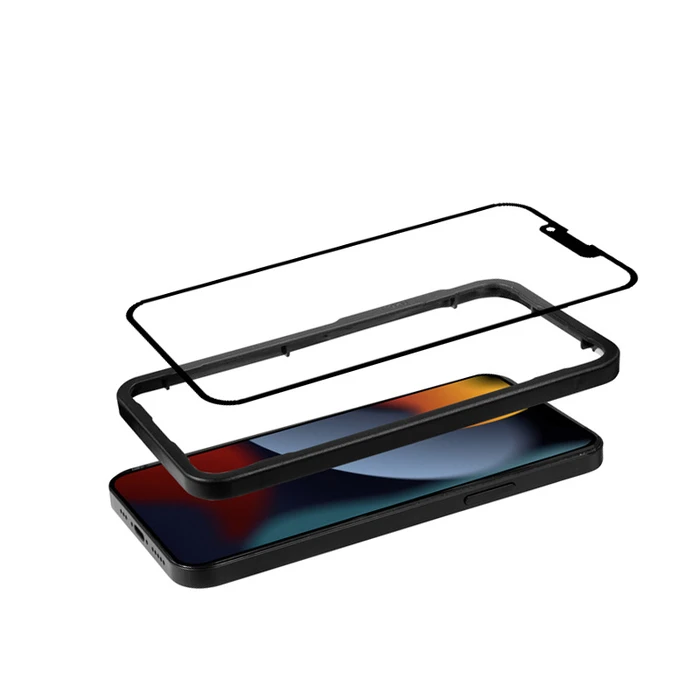 Crong Anti-Bacterial 3D Armour Glass Apple iPhone 14 Plus / 15 Plus + installation frame