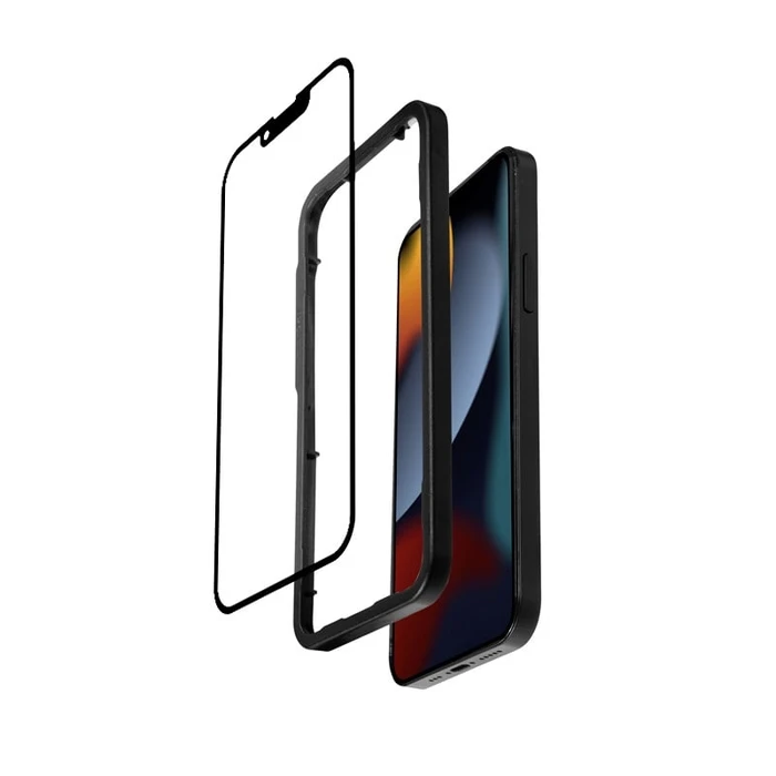 Crong Anti-Bacterial 3D Armour Glass Apple iPhone 14 Plus / 15 Plus + installation frame
