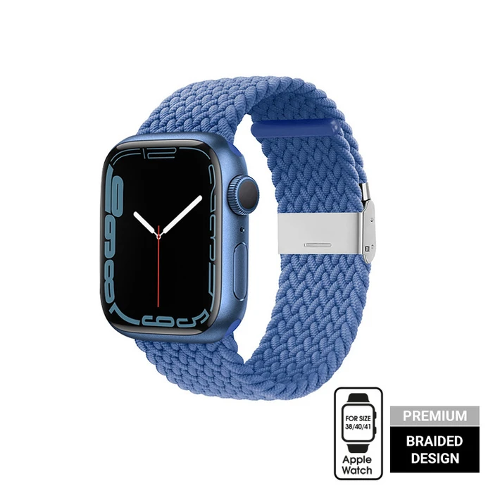 Band Crong Wave Band Apple Watch 4/5/6/7/SE/8/9/10 40/41/42mm (blue)