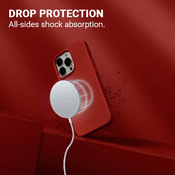 Crong Color Cover Magnetic MagSafe Apple iPhone 13 Pro Max (red)