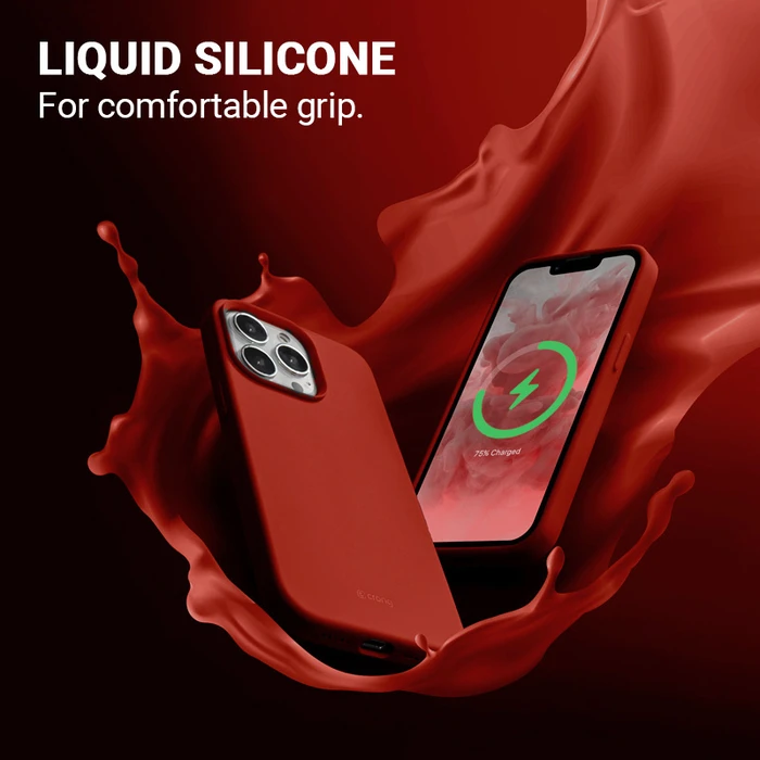 Crong Color Cover Magnetic MagSafe Apple iPhone 13 Pro Max (red)