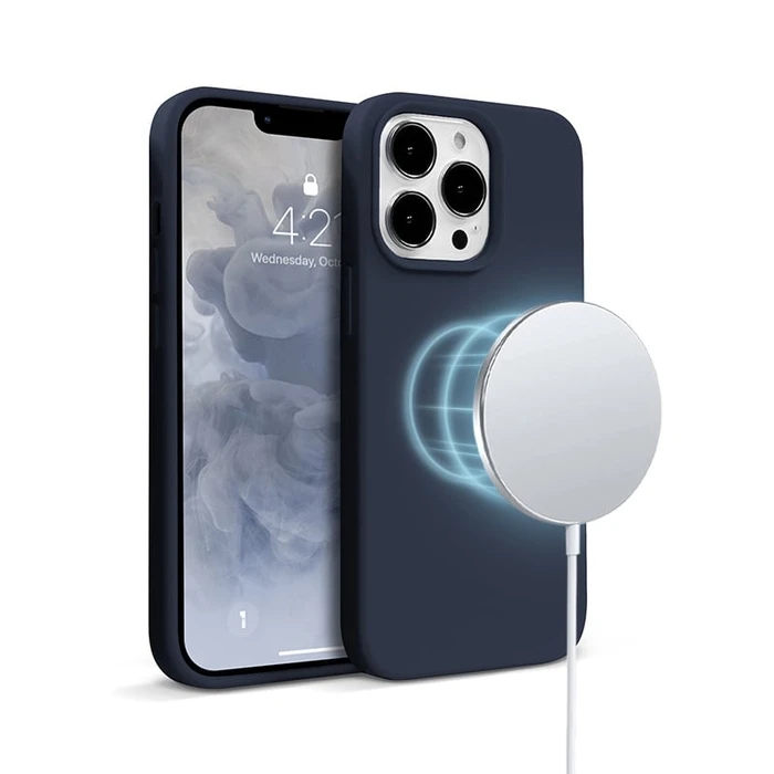 Crong Color Cover Magnetic MagSafe Apple iPhone 13 Pro Max (navy blue)