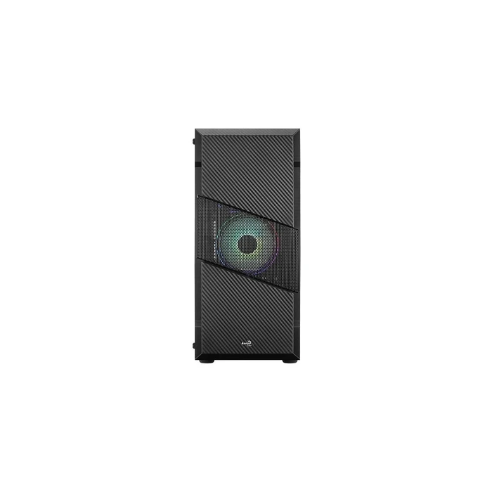 Aerocool Menace Saturn RGB Gaming Midi Tower Κουτί Υπολογιστή με Πλαϊνό Παράθυρο Μαύρο