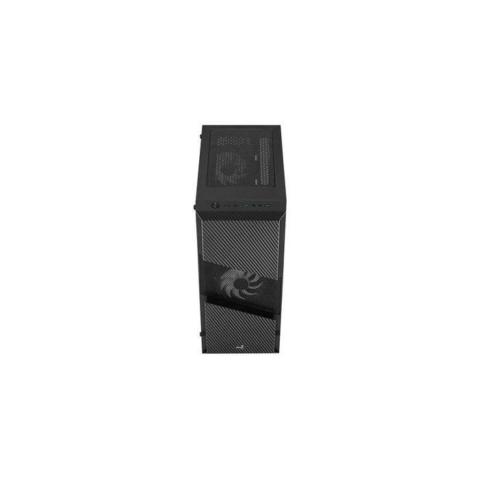 Aerocool Menace Saturn RGB Gaming Midi Tower Κουτί Υπολογιστή με Πλαϊνό Παράθυρο Μαύρο