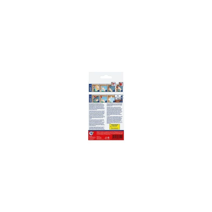tesa Insect Stop Comfort σίτα παραθύρου με Klettband (αυτοκόλλητο hook-and-loop), 1,3×1,3 m, λευκή