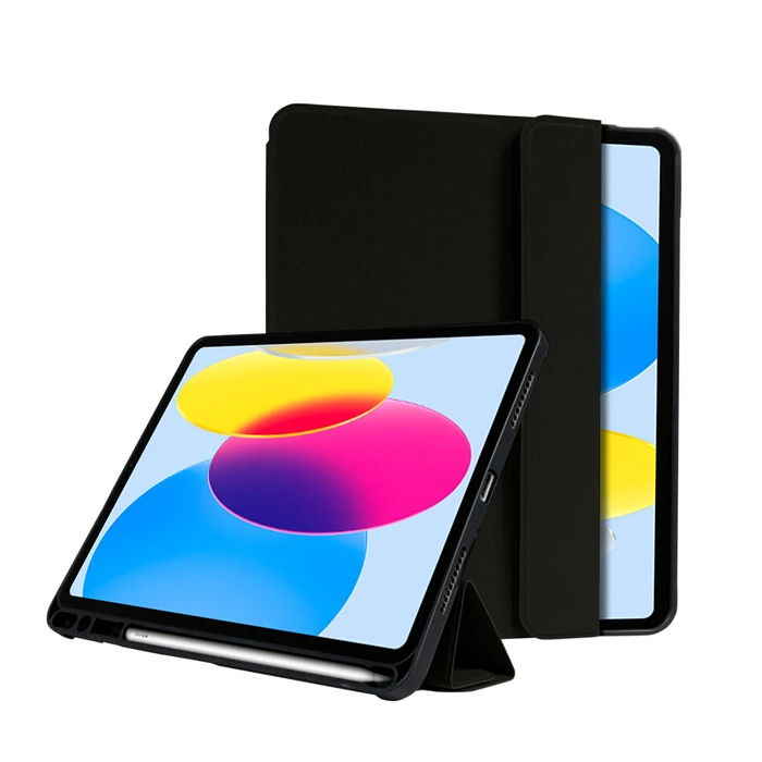 Crong FlexFolio Apple iPad 10.9" 2022 / 11" 2025 Pencil holder (black)