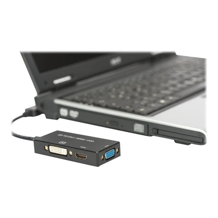 Αντάπτορας DisplayPort Digitus 3in1 - DisplayPort/HDMI+DVI+VGA - 20 cm
