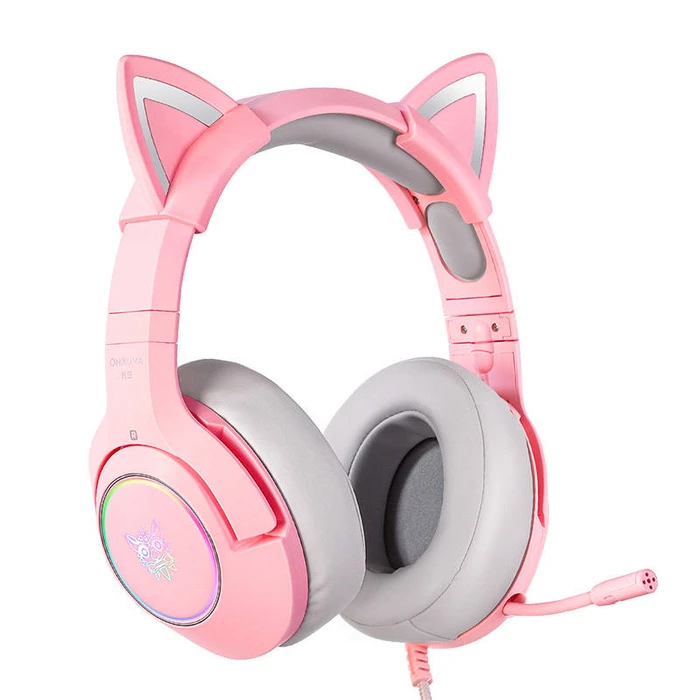 Headset Gaming ONIKUMA K9 Pink RGB
