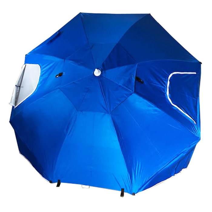 Beach Umbrella / Tent Blue 2.35 m Metal
