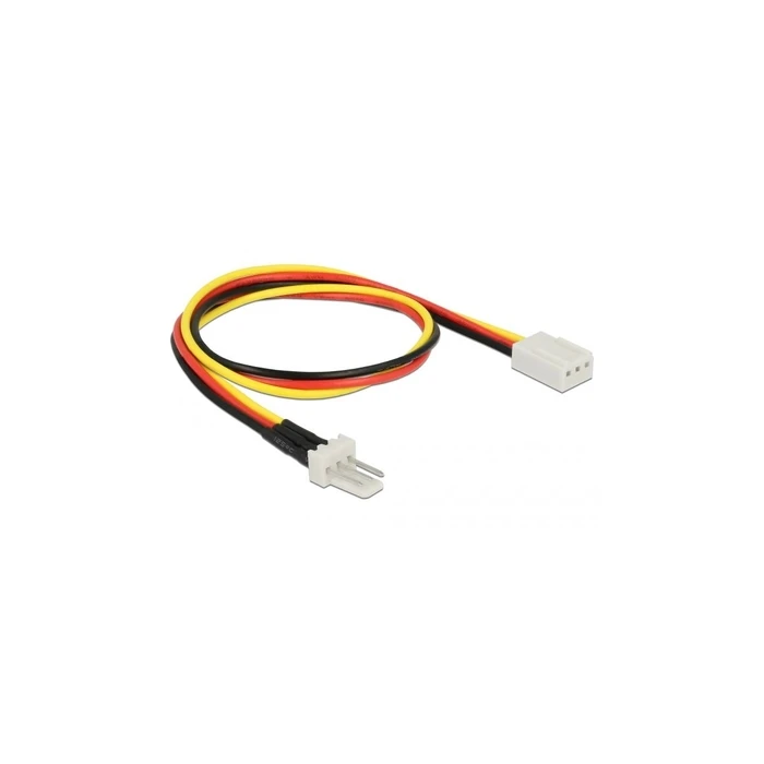 DELOCK Καλώδιο ανεμιστήρα 3-Pin 30 cm (3-pin αρσενικό σε 3-pin θηλυκό) MPN 85753