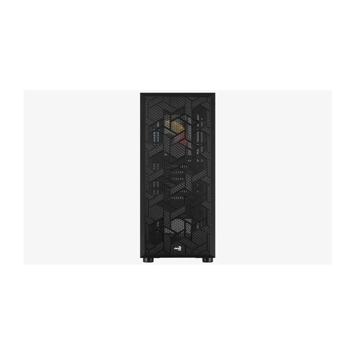 Aerocool Hive FRGB v3 Gaming Midi Tower Κουτί Υπολογιστή με Πλαϊνό Παράθυρο - Μαύρο