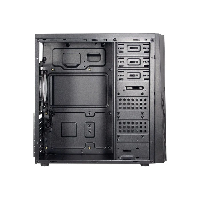 Inter-Tech B-02 RGB Gaming Midi Tower Κουτί Υπολογιστή με Πλαϊνό Παράθυρο Μαύρο