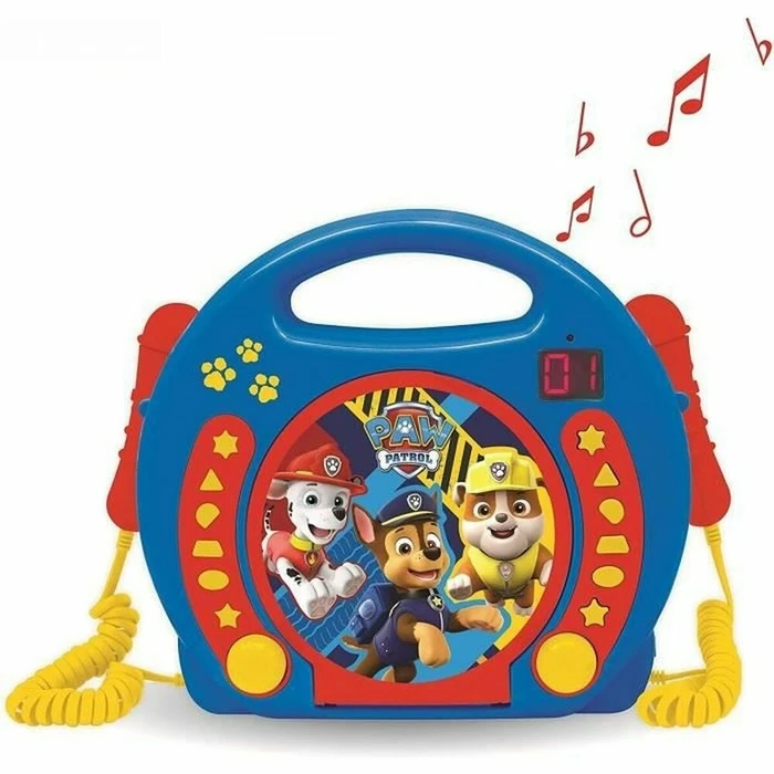CD Ραδιόφωνο Lexibook The Paw Patrol Μικρόφωνο Καραόκε x 2