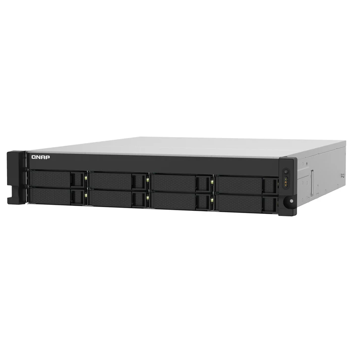 NAS Qnap TS-832PXU-4G 8-Bay Quad-Core 1,7GHz Rackmount with 250W 4GB DDR4 UDIMM RAM SATA 6Gbit/s